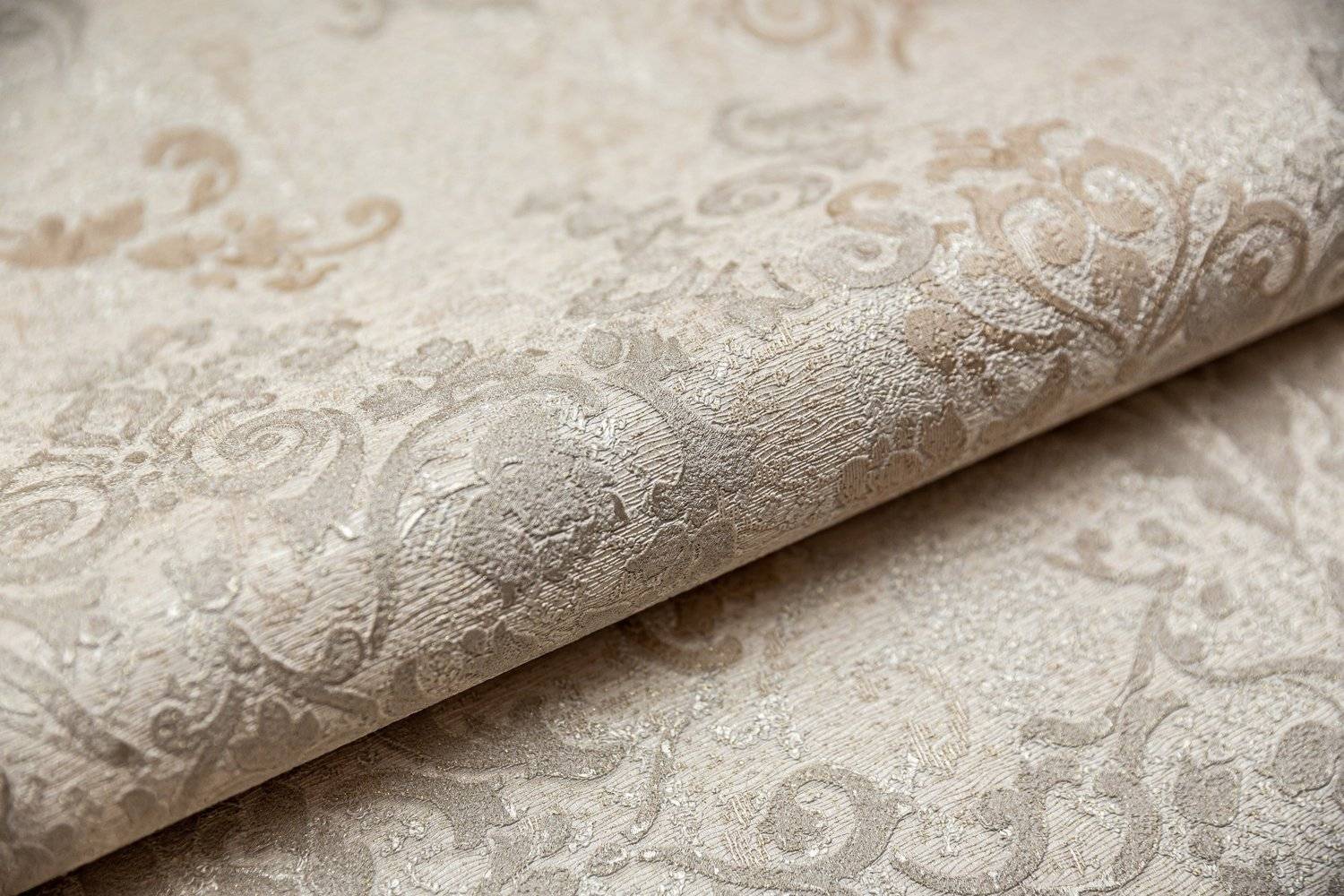 Обои виниловые Флора мотив, бежевый Обои виниловые Флора мотив, бежевый