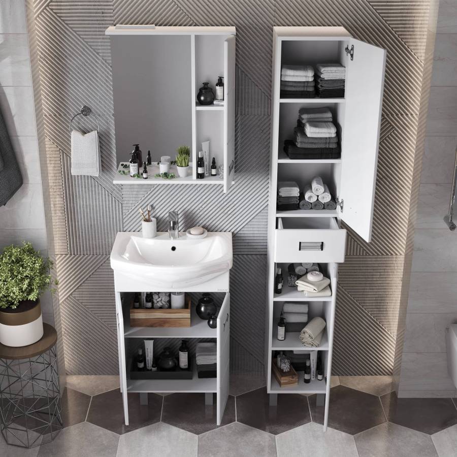 Тумба Onika Балтика 60 напольная, белая (ум. Балтика 60) Тумба Onika Балтика 60 напольная, белая (ум. Балтика 60)