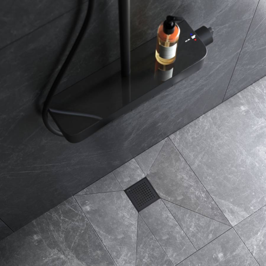 W02BD-P11-010-01BM PrimeFlow Трап для душа точечный мокрый затвор Cut Gradient 10см цвет черн мат W02BD-P11-010-01BM PrimeFlow Трап для душа точечный мокрый затвор Cut Gradient 10см цвет черн мат