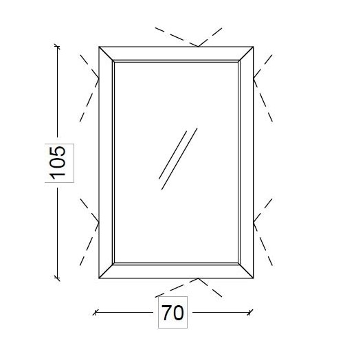 Зеркало Dolce Насыщенный синий 105x70см 567-BL Boheme Зеркало Dolce Насыщенный синий 105x70см 567-BL Boheme