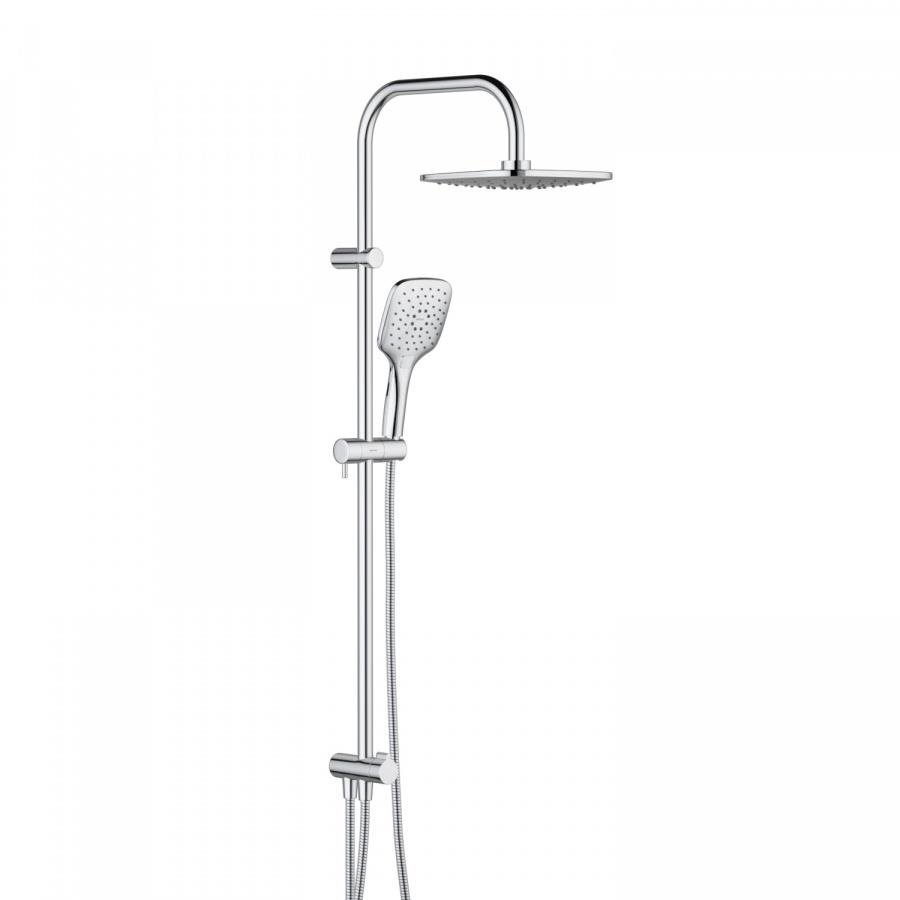 931000000 Eclipse, душ. система: верхний душ 220мм, ручн.душ 3 ф-ии 120 мм, штанга 1010 мм, Хром 931000000 Eclipse, душ. система: верхний душ 220мм, ручн.душ 3 ф-ии 120 мм, штанга 1010 мм, Хром