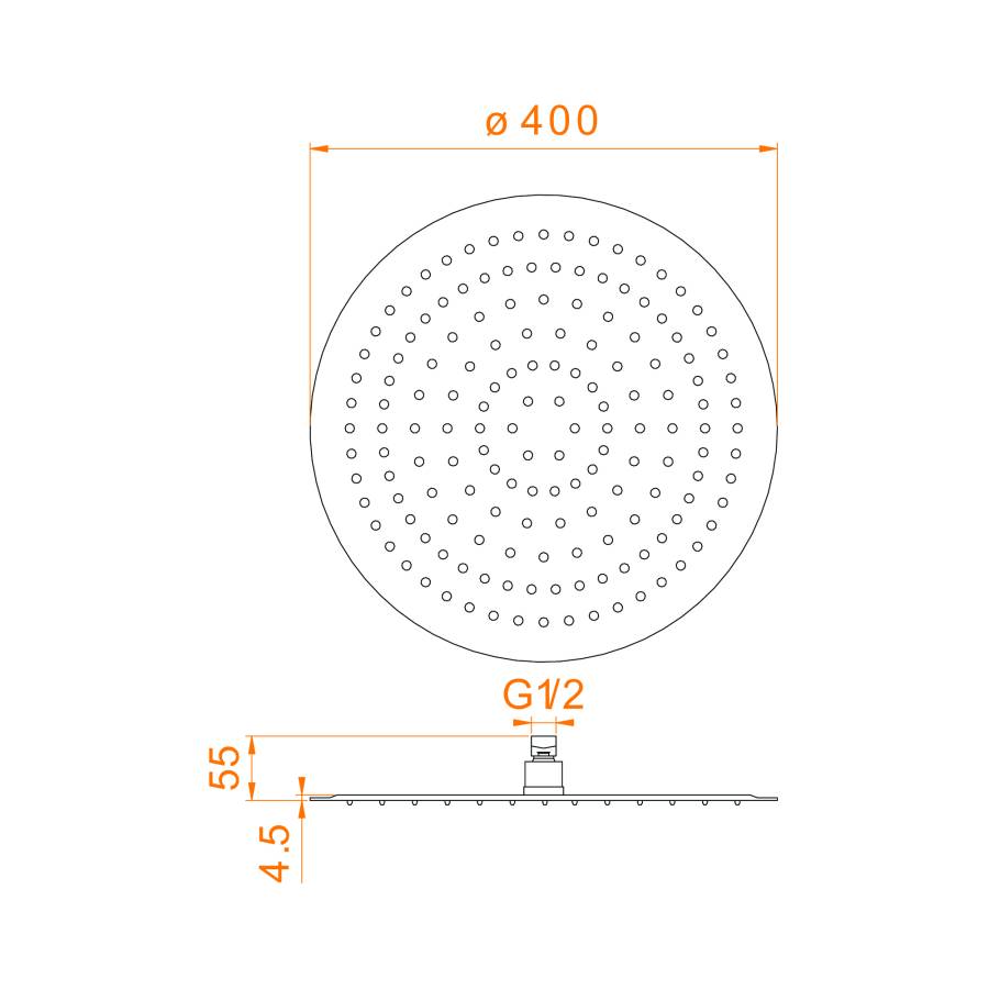Верхний душ 3D круглый RGW SP-81, RGW 21148140-01 Верхний душ 3D круглый RGW SP-81, RGW 21148140-01