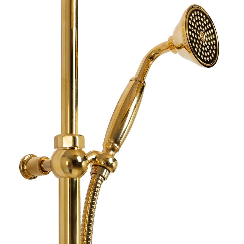 DIAMOND-CVD-01-Sw Душевая стойка со смесителем для ванны Исполнение: Хром, Ручки: Swarovski  DIAMOND-CVD-01-Sw Душевая стойка со смесителем для ванны Исполнение: Хром, Ручки: Swarovski