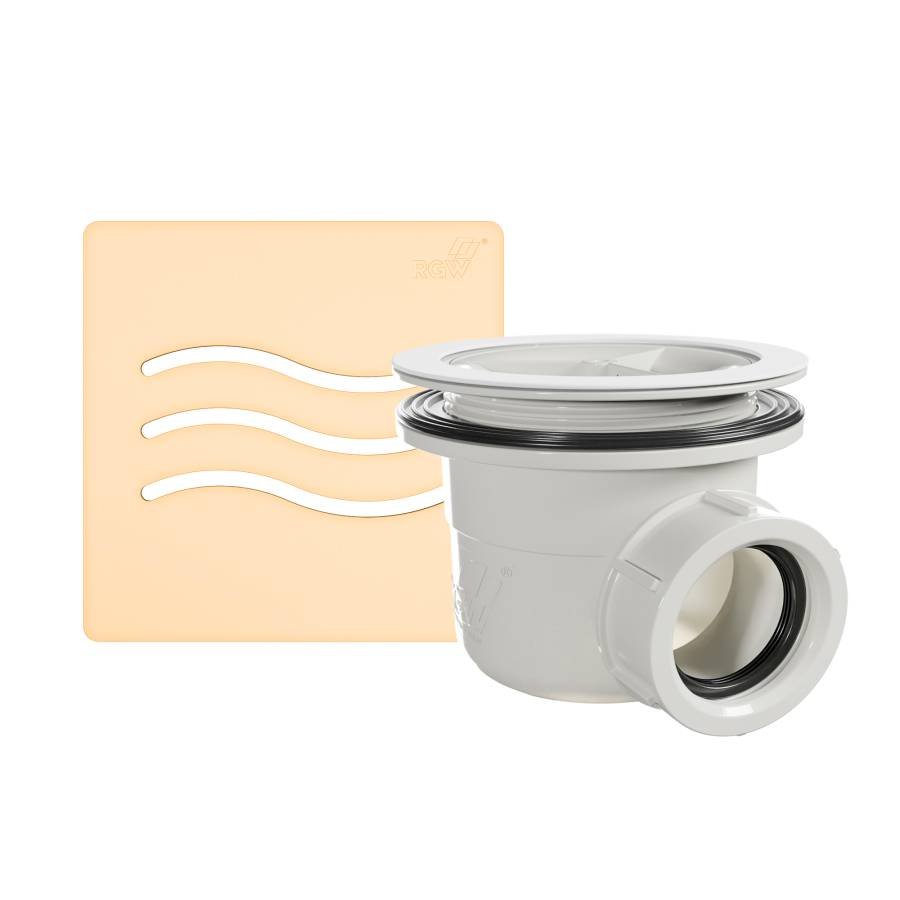 Сифон для душевых поддонов RGW S-010-1 Волна бежевый 90 мм, RGW 502411101-03 Сифон для душевых поддонов RGW S-010-1 Волна бежевый 90 мм, RGW 502411101-03