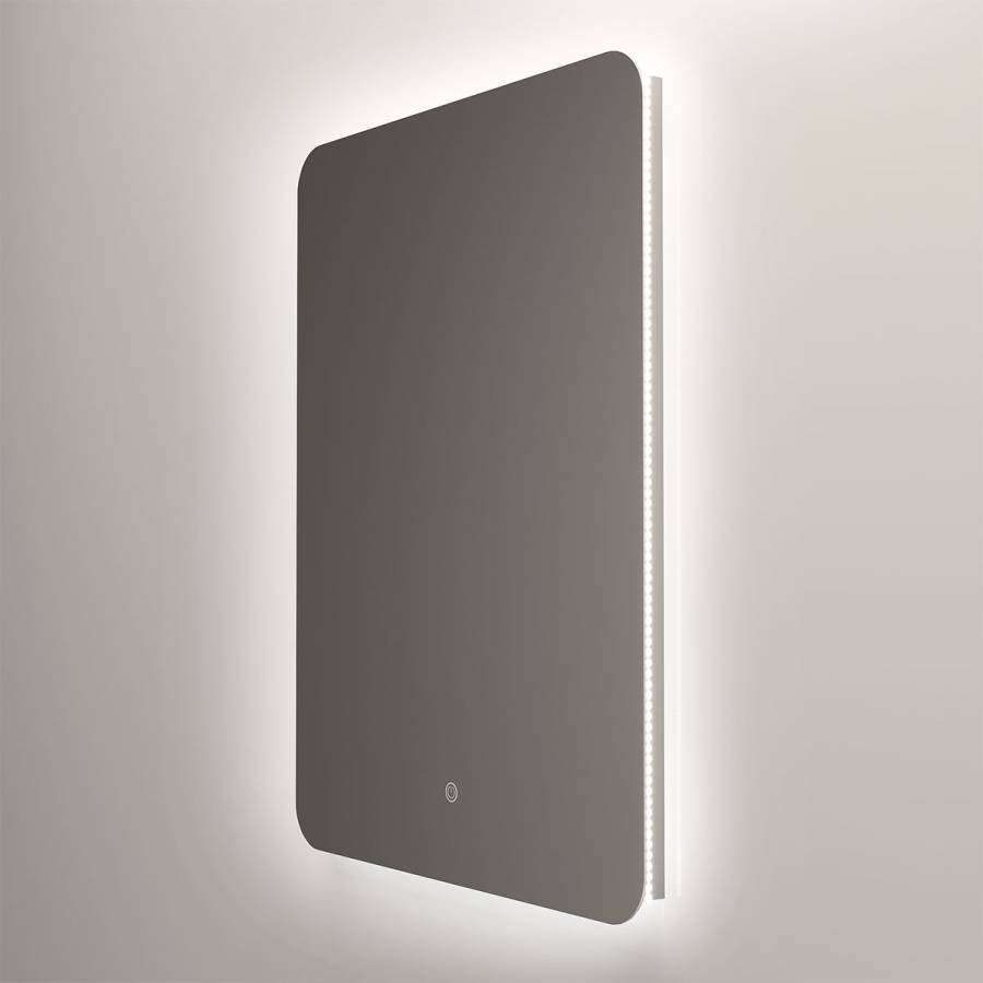 Зеркало LED VLM-3BE600 600х800 c сенсорным выключателем и диммером Зеркало LED VLM-3BE600 600х800 c сенсорным выключателем и диммером