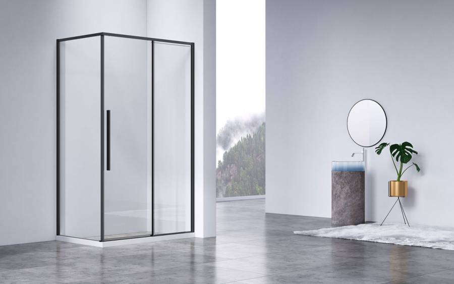 Душевой уголок Slim-N VSR-4SN8011CLB, 1100*800, черный, стекло прозрачное Душевой уголок Slim-N VSR-4SN8011CLB, 1100*800, черный, стекло прозрачное