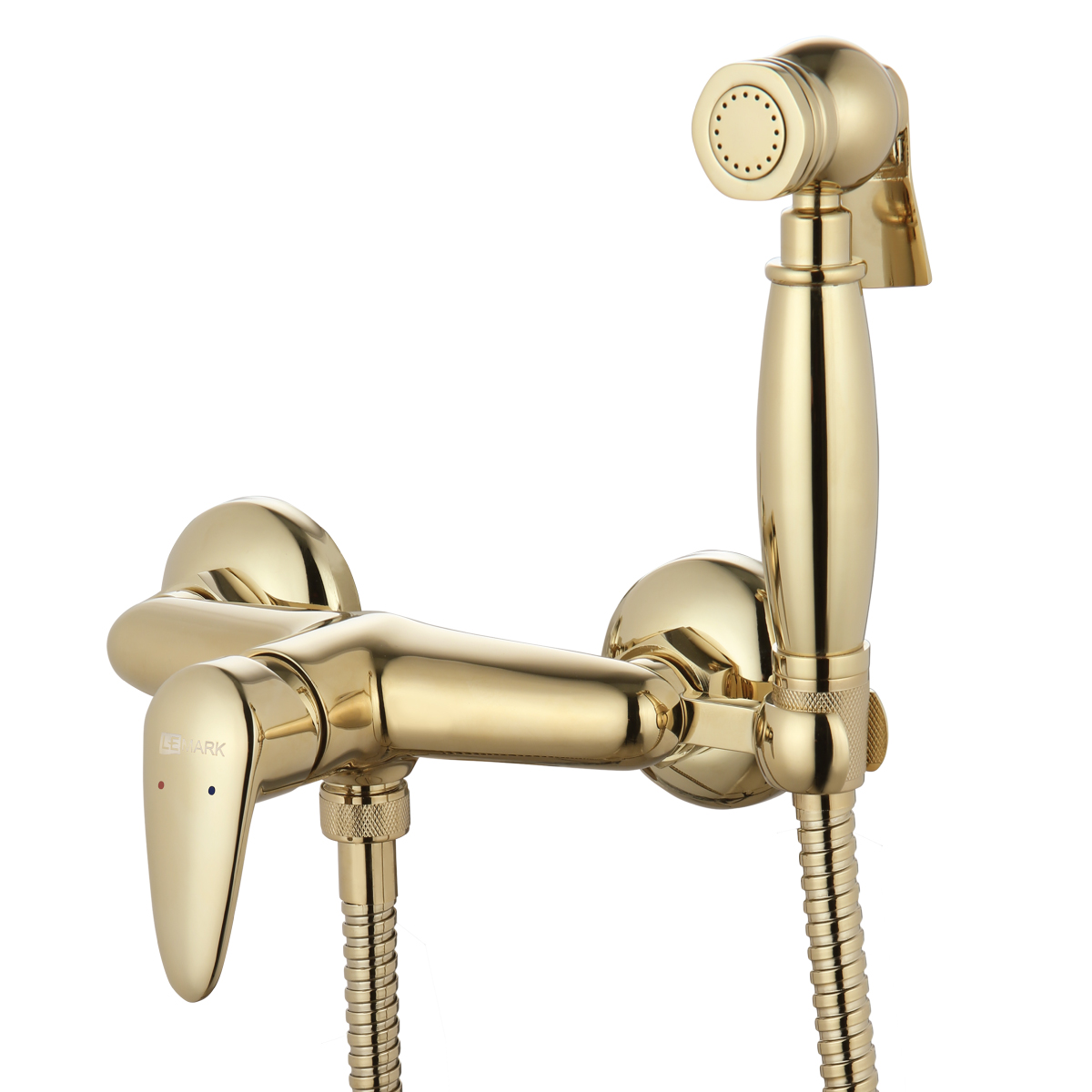 Смеситель Lemark Pramen LM3318G с гигиеническим душем Смеситель Lemark Pramen LM3318G с гигиеническим душем