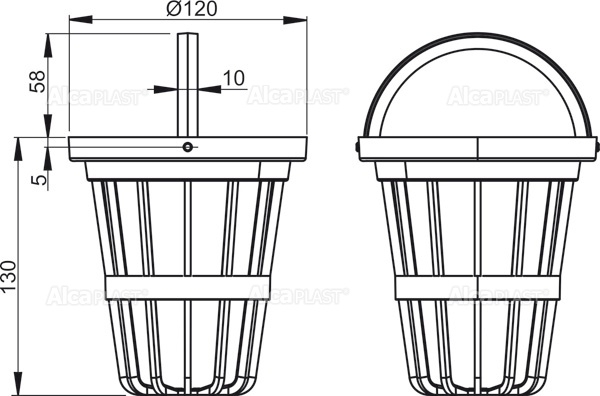 Корзина - черная Корзина - черная