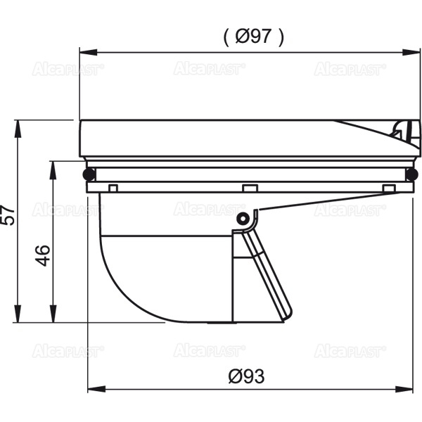 Гидрозатвор сухой для APV26, APV26C Гидрозатвор сухой для APV26, APV26C
