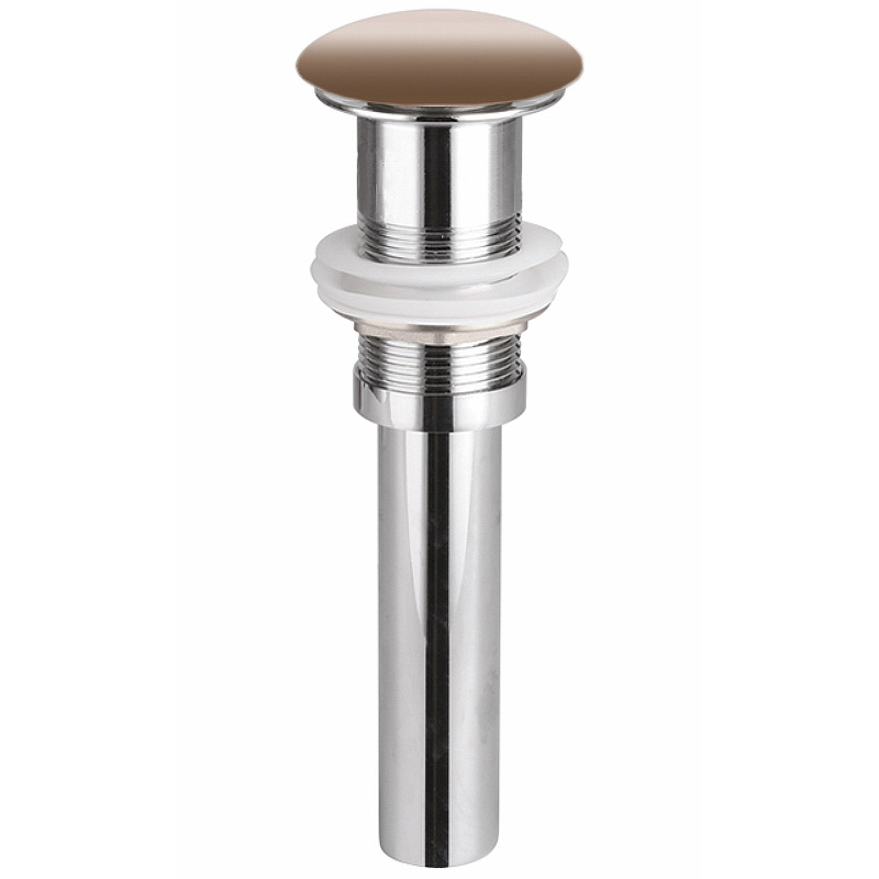 Донный клапан без перелива с керамической накладкой с системой "Click-Clack" Донный клапан без перелива с керамической накладкой с системой "Click-Clack"