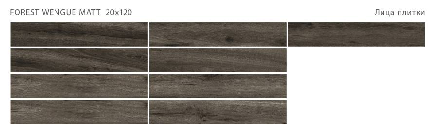 Керамогранит матовый FOREST WENGUE 20x120 MATT, Forest Керамогранит матовый FOREST WENGUE 20x120 MATT, Forest