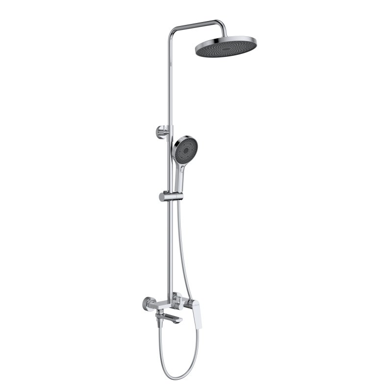 COMFORT-CVD-01 Душевая стойка со смесителем и изливом, хром COMFORT-CVD-01 Душевая стойка со смесителем и изливом, хром