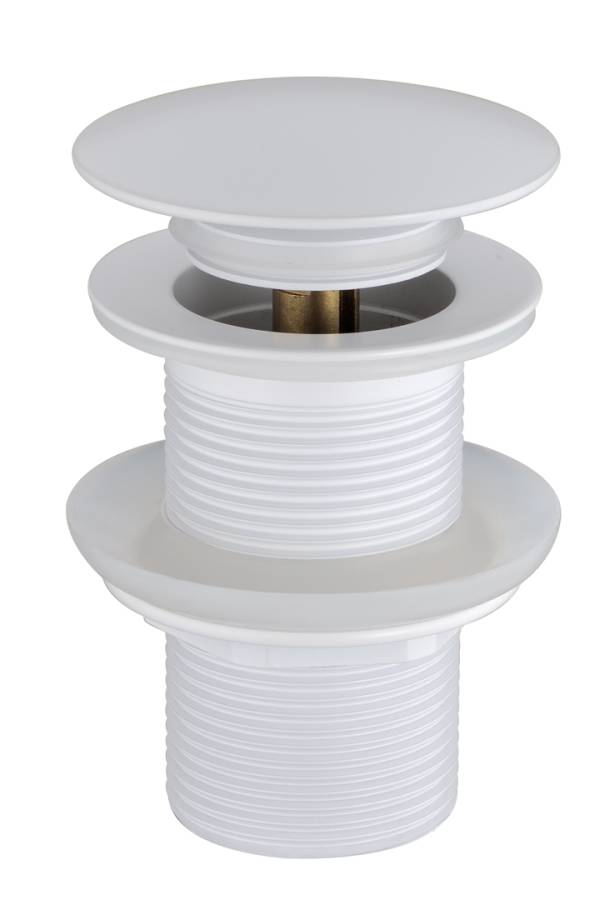 Слив для раковины, автомат(клик-клак) Matt White Слив для раковины, автомат(клик-клак) Matt White