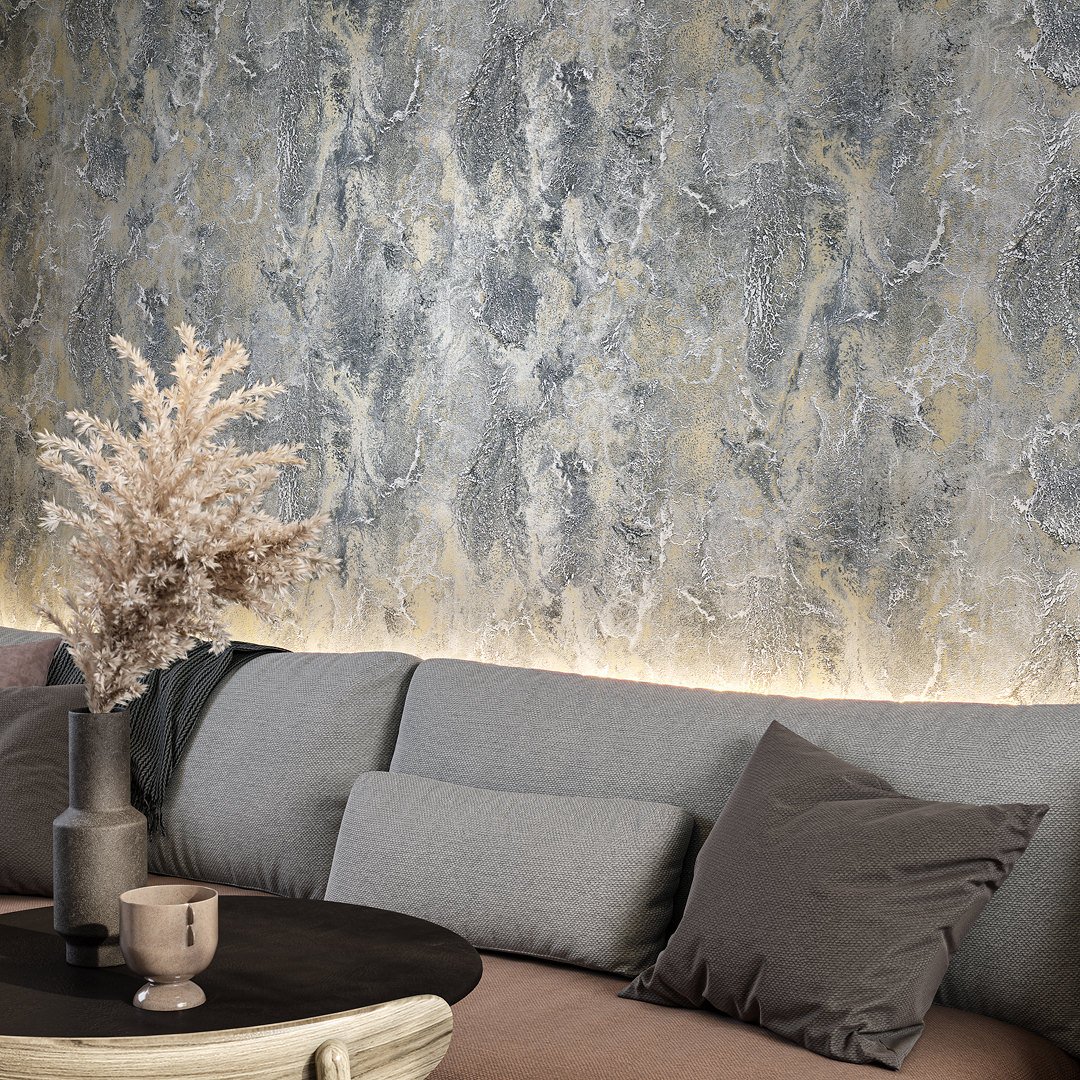 Обои виниловые Азулежу база, коричневый Обои виниловые Азулежу база, коричневый