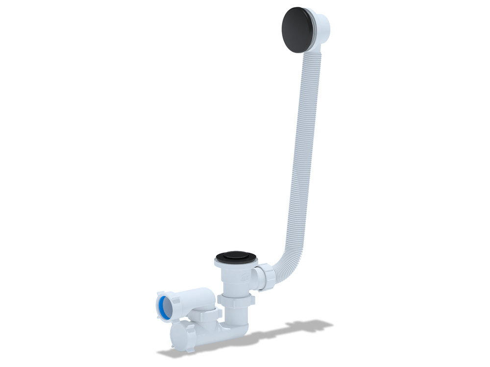 Сифон для ванны PRIME BLACK универсальный клик-клак Сифон для ванны PRIME BLACK универсальный клик-клак