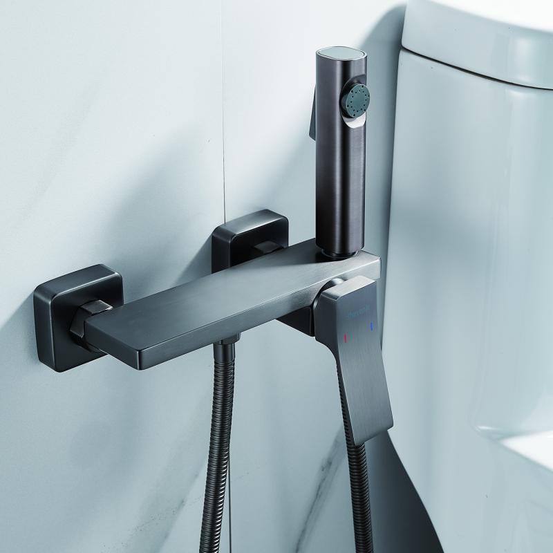 Смеситель с гигиеническим душем Shevanik S61T S6105T-1 Смеситель с гигиеническим душем Shevanik S61T S6105T-1