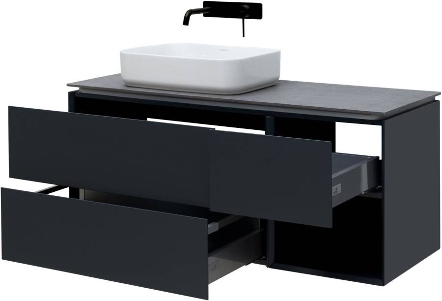 Тумба под раковину Allen Brau Infinity 120 1.21005.AM L антрацит матовый Тумба под раковину Allen Brau Infinity 120 1.21005.AM L антрацит матовый