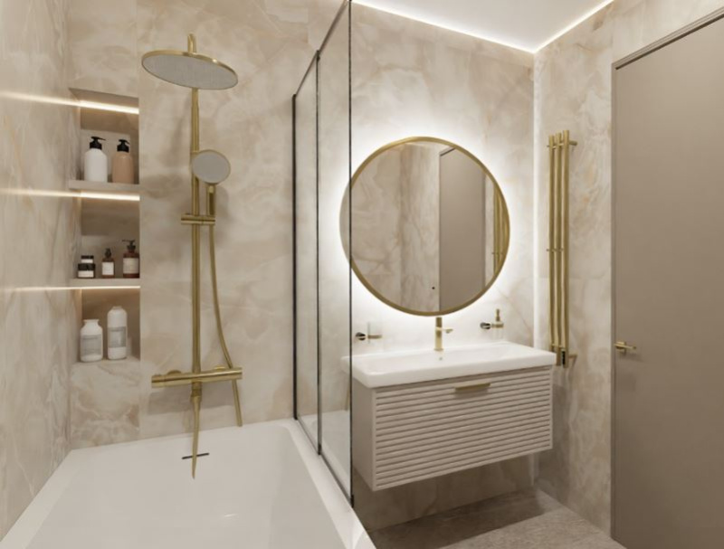 Плюсы дизайн-проекта ванной