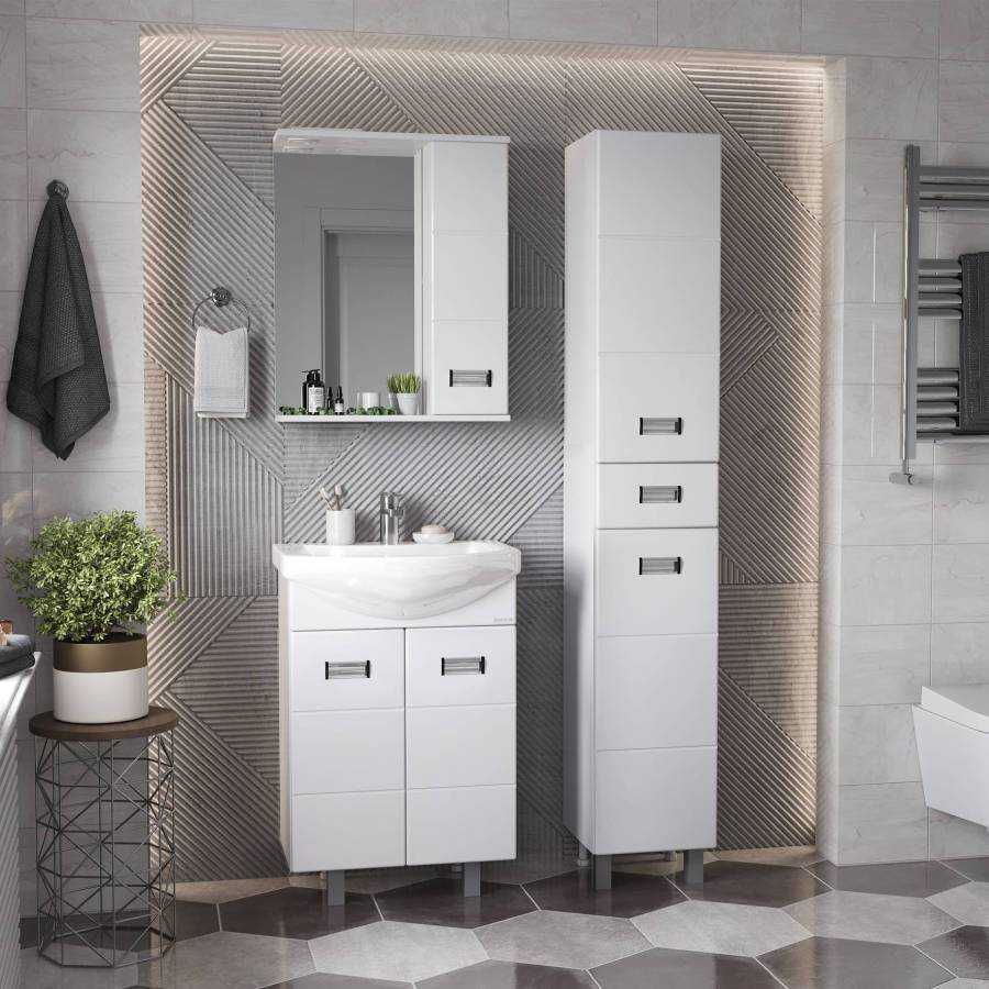 Тумба Onika Балтика 60 напольная, белая (ум. Балтика 60) Тумба Onika Балтика 60 напольная, белая (ум. Балтика 60)