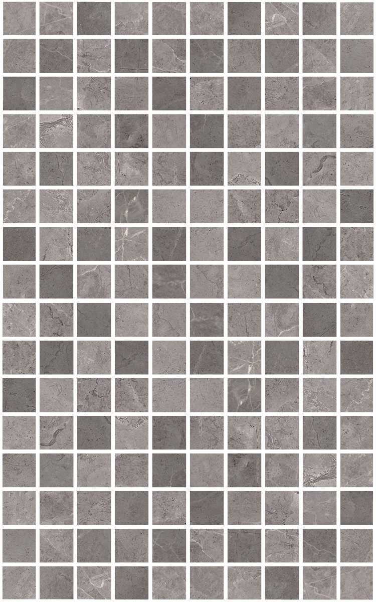 Декор MM6361 Гран Пале серый мозаичный 25*40 (уп/8шт), шт Декор MM6361 Гран Пале серый мозаичный 25*40 (уп/8шт), шт