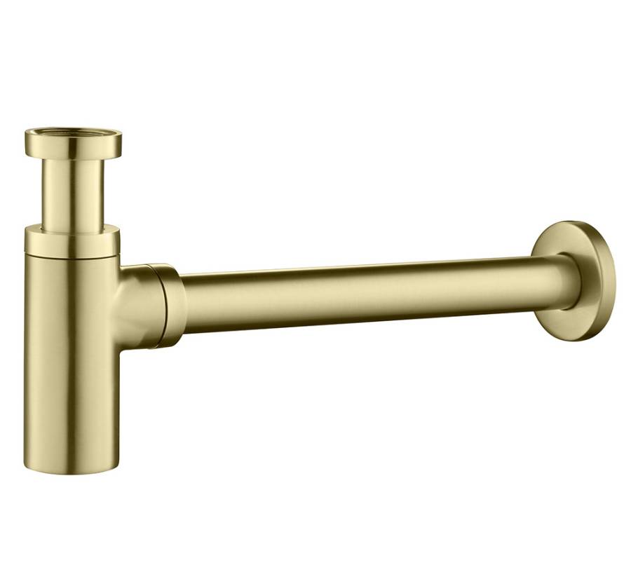 Сифон Timo 958/17L для раковины золото матовое Сифон Timo 958/17L для раковины золото матовое