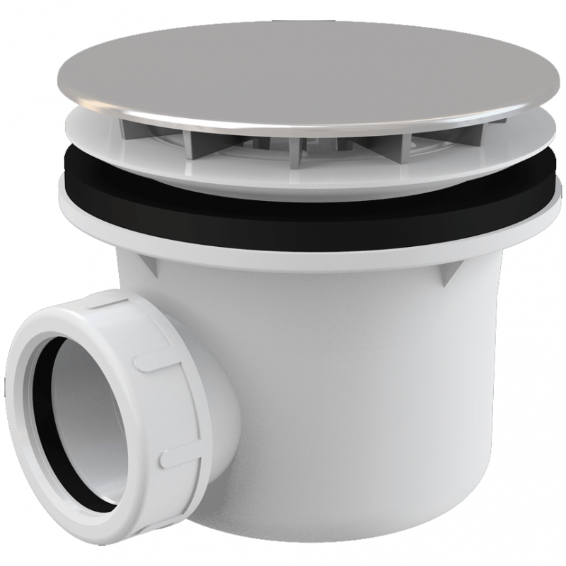 Сифон для душевого поддона, хром Сифон для душевого поддона, хром