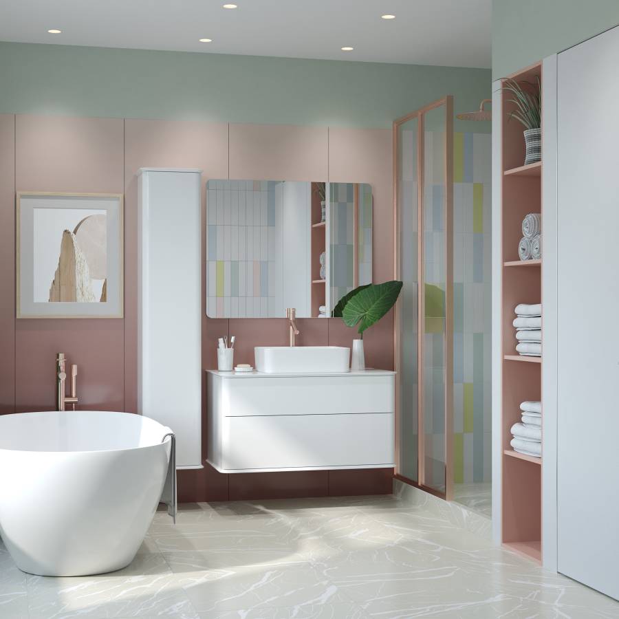 Тумба под раковину Creto Stella 100 см белый глянец, 16-CRE50/100 Тумба под раковину Creto Stella 100 см белый глянец, 16-CRE50/100