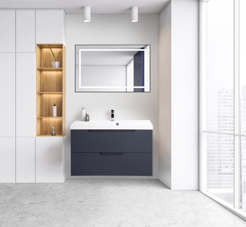 Раковина из литьевого мрамора BelBagno BB1000/450-LV-MR-AST Раковина из литьевого мрамора BelBagno BB1000/450-LV-MR-AST