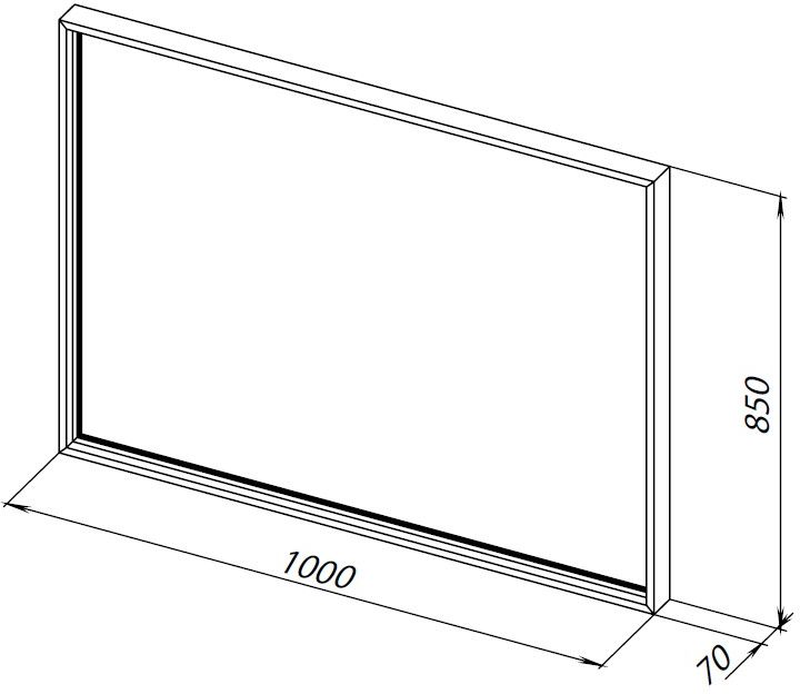 Зеркало Allen Brau Liberty 100 1.330016.60 медь браш Зеркало Allen Brau Liberty 100 1.330016.60 медь браш