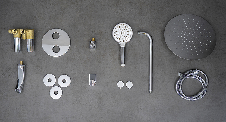 Смеситель Lemark Yeti LM7822C термостатический для ванны и душа, встраиваемый Смеситель Lemark Yeti LM7822C термостатический для ванны и душа, встраиваемый