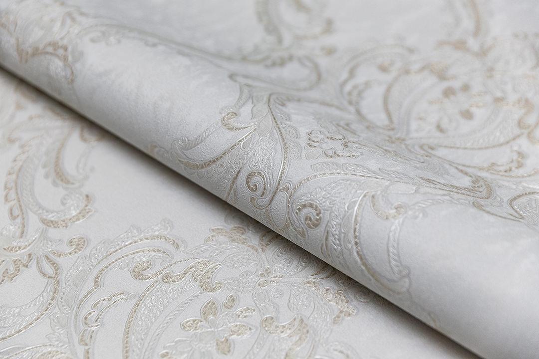 Обои виниловые Ориент мотив, серый светлый, KM7702 Обои виниловые Ориент мотив, серый светлый, KM7702