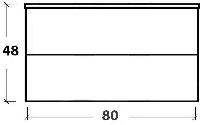 Тумба 80см*48 (52) WHITE 831-080-WH Boheme Тумба 80см*48 (52) WHITE 831-080-WH Boheme
