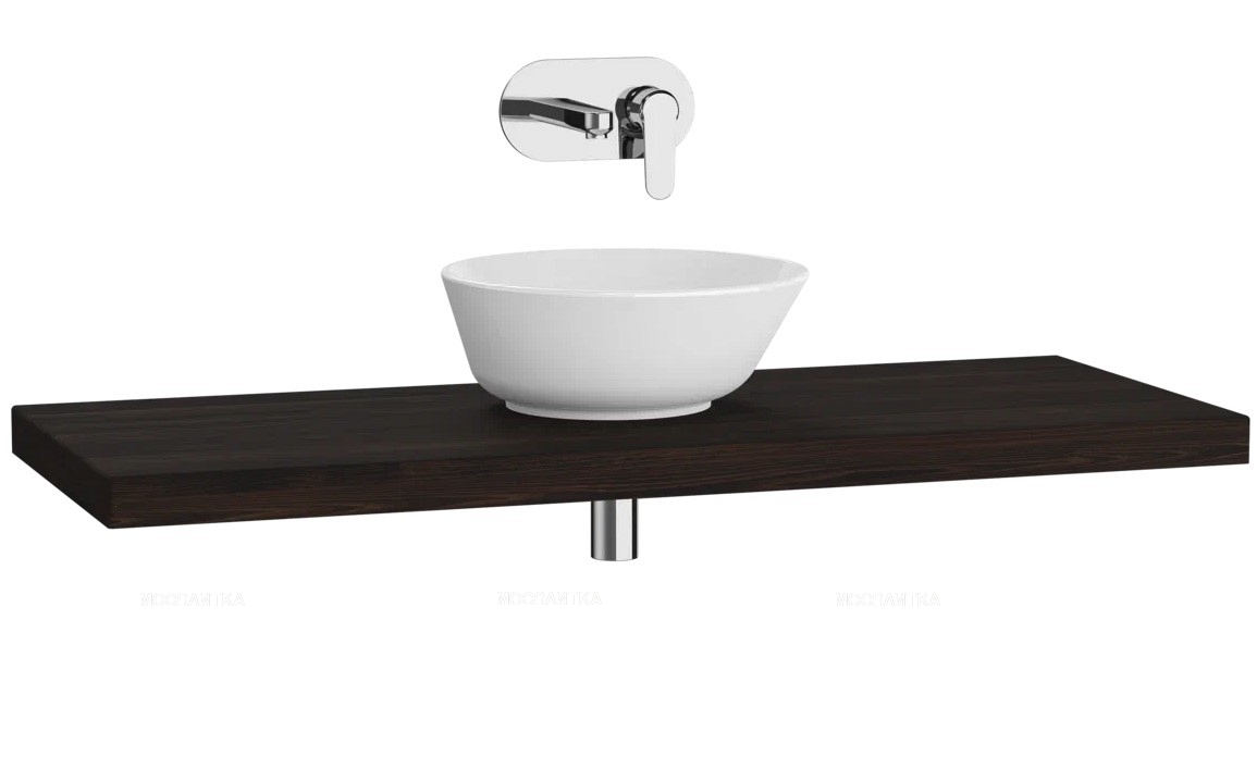 Столешница подвесная 120 см, темный вяз Столешница подвесная 120 см, темный вяз