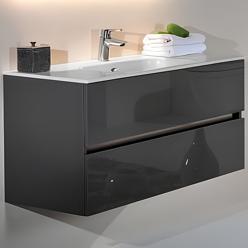 Тумба без раковины Vallessi 100*46cm АНТРАЦИТ глянец 2 полки, 837-100-A glossy Boheme Тумба без раковины Vallessi 100*46cm АНТРАЦИТ глянец 2 полки, 837-100-A glossy Boheme