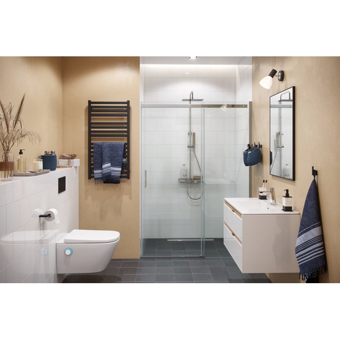 Тумба под раковину EXCELLENT Tuto 80 см (белый/дуб), 2 ящика Тумба под раковину EXCELLENT Tuto 80 см (белый/дуб), 2 ящика