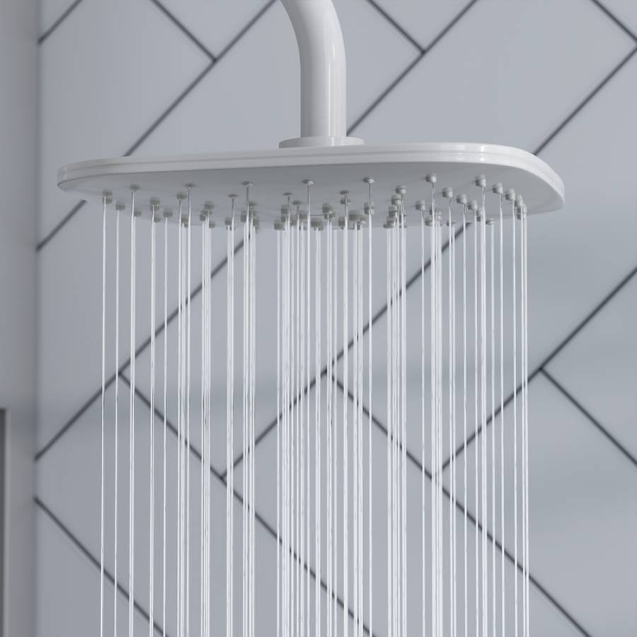 931000200 Eclipse, душ. система: верхний душ 220мм, ручн.душ 3 ф-ии 120 мм, штанга 1010 мм, Белый 931000200 Eclipse, душ. система: верхний душ 220мм, ручн.душ 3 ф-ии 120 мм, штанга 1010 мм, Белый