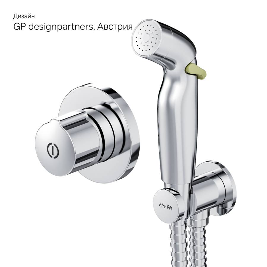 F40P85A00 X-Joy TouchReel, гигиенический набор для скрытого монтажа с нажимным смесителем Для душа, F40P85A00 X-Joy TouchReel, гигиенический набор для скрытого монтажа с нажимным смесителем Для душа,