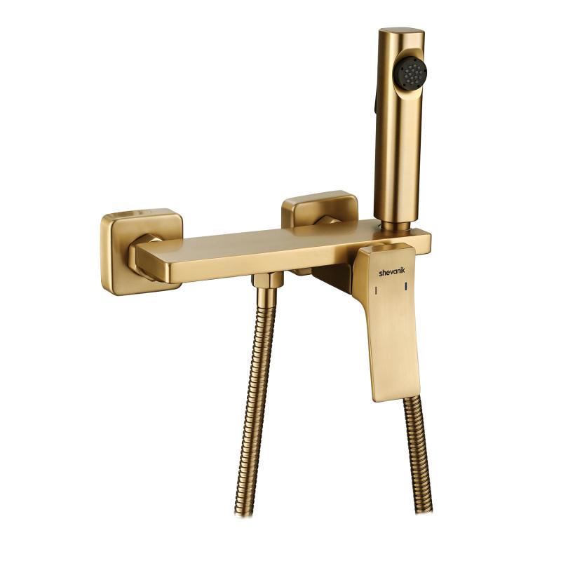 Смесители с гигиеническим душем Shevanik S61G S6105G-1 Смесители с гигиеническим душем Shevanik S61G S6105G-1