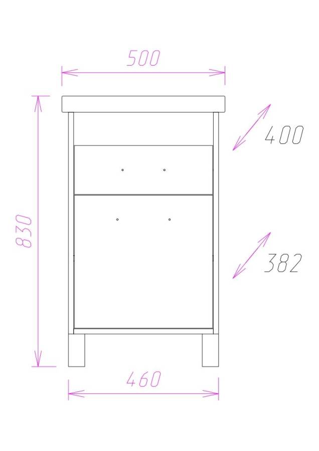 Тумба Onika Натали 50 напольная, ясень таормина (ум. Como 50/Фостер 50) Тумба Onika Натали 50 напольная, ясень таормина (ум. Como 50/Фостер 50)