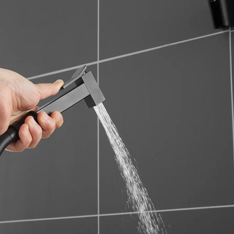 Гигиенический душ с термостатом Rose R105H, черный Гигиенический душ с термостатом Rose R105H, черный