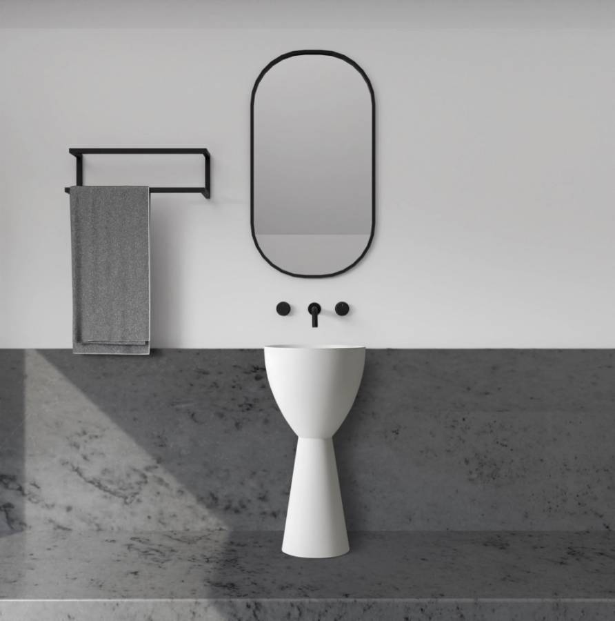 Раковина отдельностоящая ABBER Stein AS2507 белая матовая Раковина отдельностоящая ABBER Stein AS2507 белая матовая