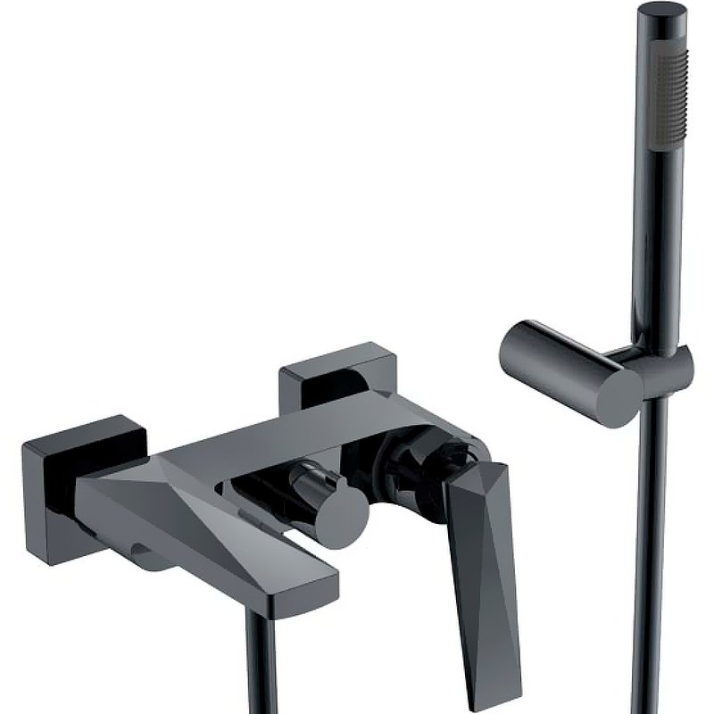 Смеситель для ванны с душ.гарнитуром VENTURO Shine Gun Metall Смеситель для ванны с душ.гарнитуром VENTURO Shine Gun Metall