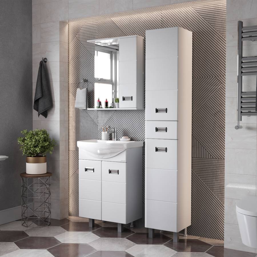 Тумба Onika Балтика 60 напольная, белая (ум. Балтика 60) Тумба Onika Балтика 60 напольная, белая (ум. Балтика 60)