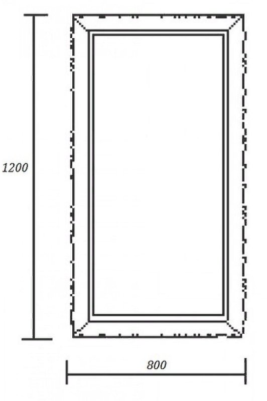 Зеркало NATURA, золото, 80х120 524 Boheme Зеркало NATURA, золото, 80х120 524 Boheme