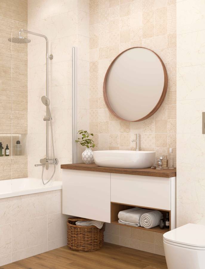 Плитка Eva vanilla бежевый 25х40 Плитка Eva vanilla бежевый 25х40