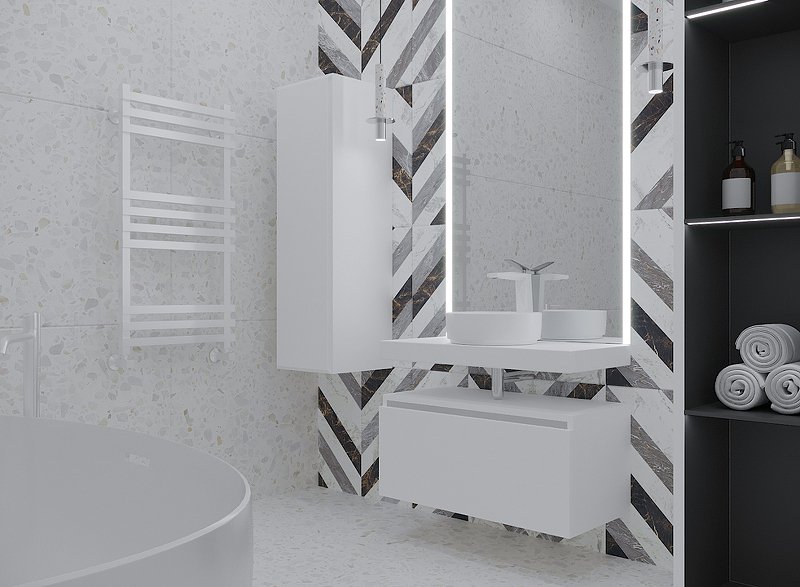 Ящик под столешницу 60см WHITE глянец VALLESSI UNO-S 897-060-W Boheme Ящик под столешницу 60см WHITE глянец VALLESSI UNO-S 897-060-W Boheme