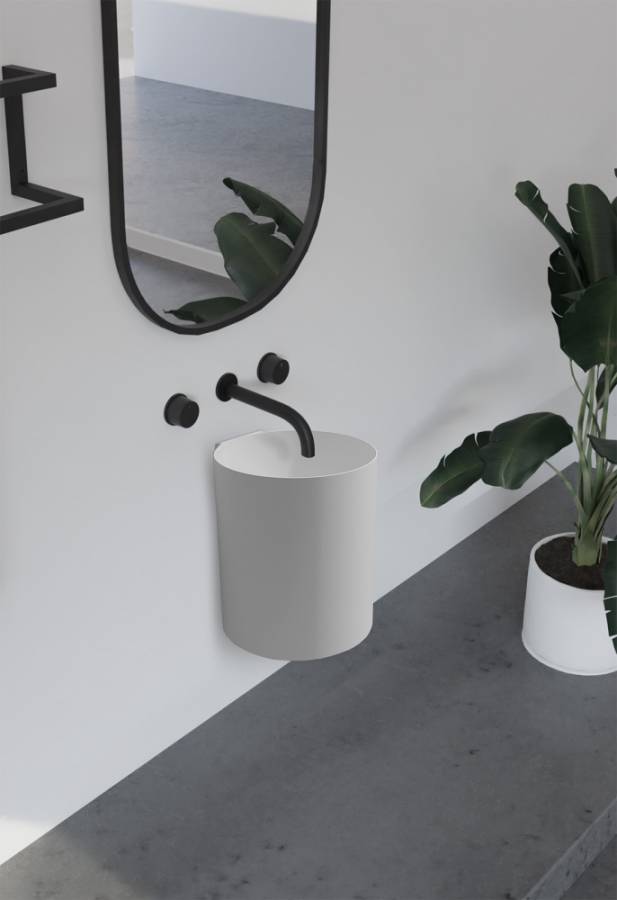 Раковина подвесная ABBER Stein AS2624 белая матовая Раковина подвесная ABBER Stein AS2624 белая матовая