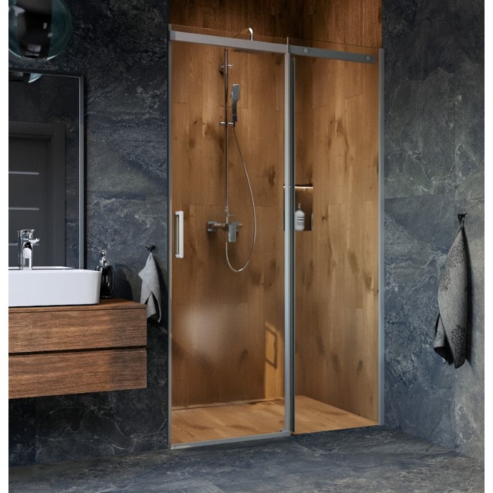 Душевая дверь EXCELLENT Rols 130 см (хром) Душевая дверь EXCELLENT Rols 130 см (хром)