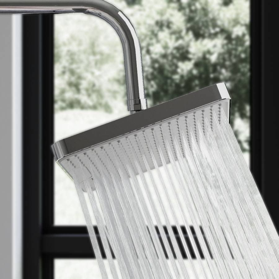 940050000 Merkur верхний душ, квадрат, Хром 940050000 Merkur верхний душ, квадрат, Хром