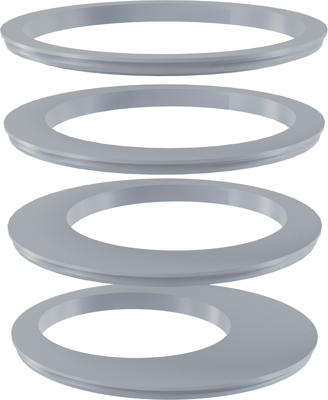 Вставка под водосточную трубу, комплект – серый Вставка под водосточную трубу, комплект – серый